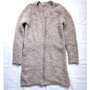 Silvia Novelli Mohair Wool Blend Sweater Cardigan Full Zipper – size S